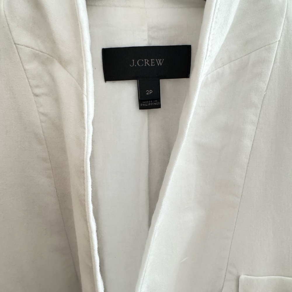 J. Crew Women's Linen Blazer - Picture 3 of 7